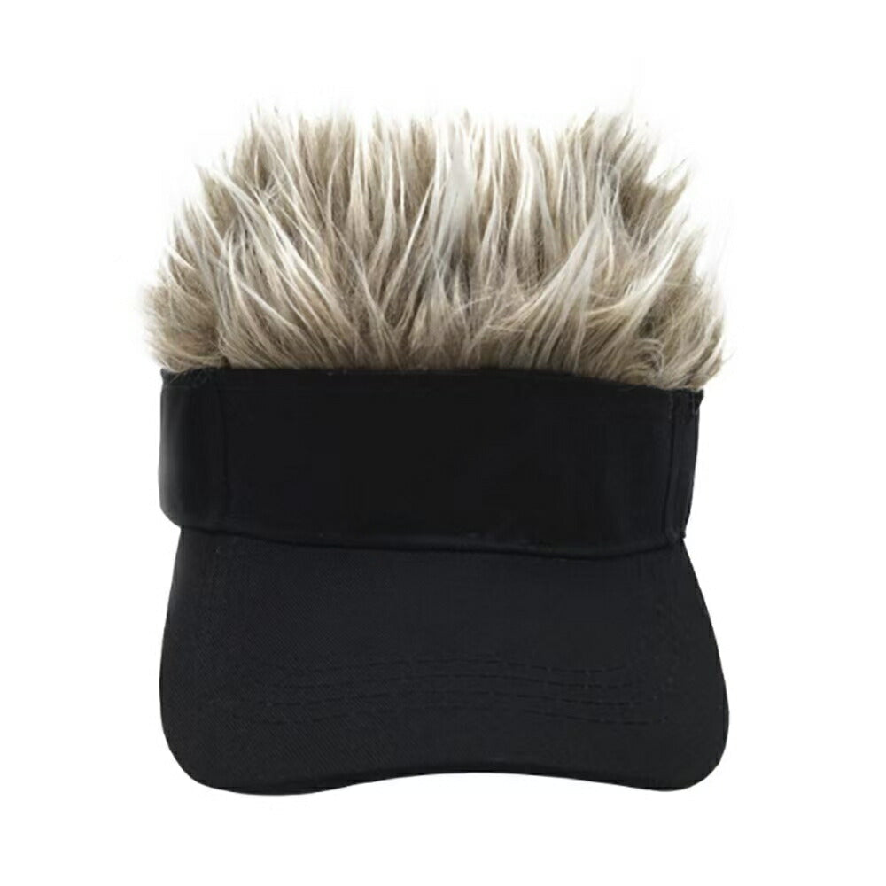 キャップ | シルバーorブラウン メンズ用ヘアバイザー ゴルフ・アウトドア対応