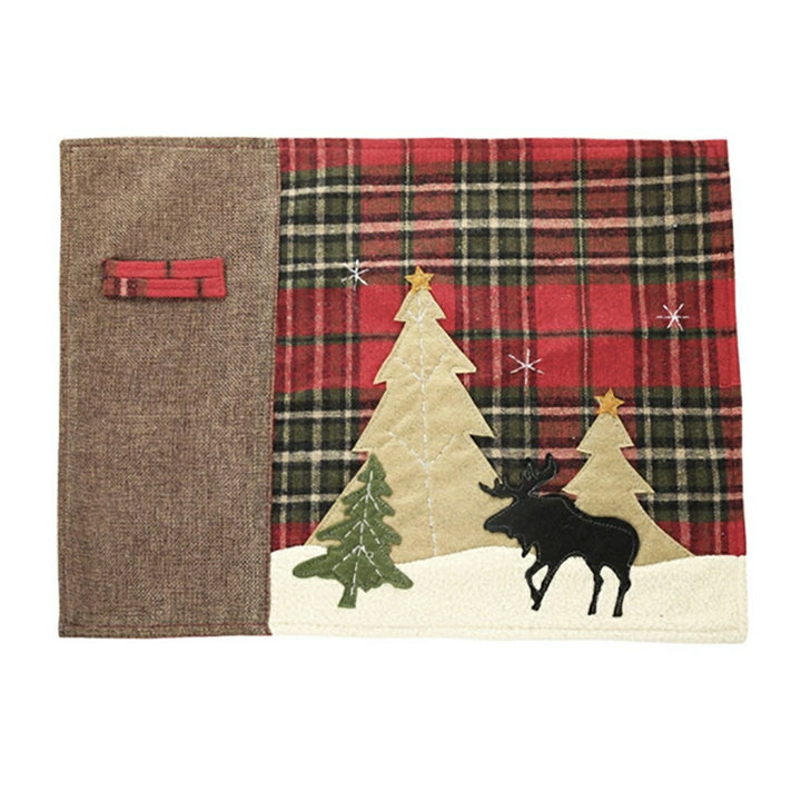 イベントグッズ | クリスマス テーブルランチョンマット サンタ＆トナカイデザイン