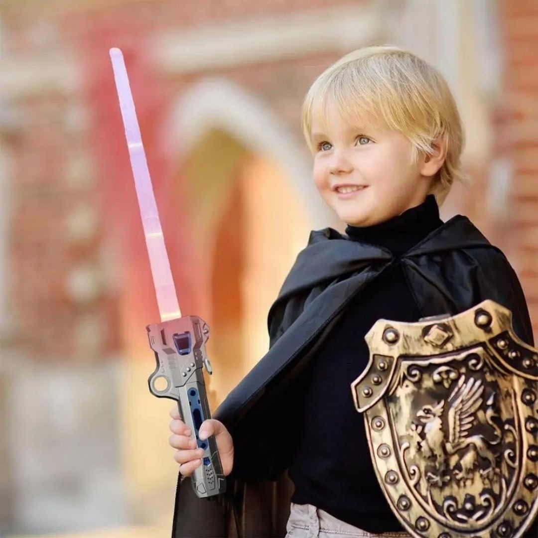 子供 おもちゃ | 光るサウンドソード - LED伸縮式ライトセーバー for 子供