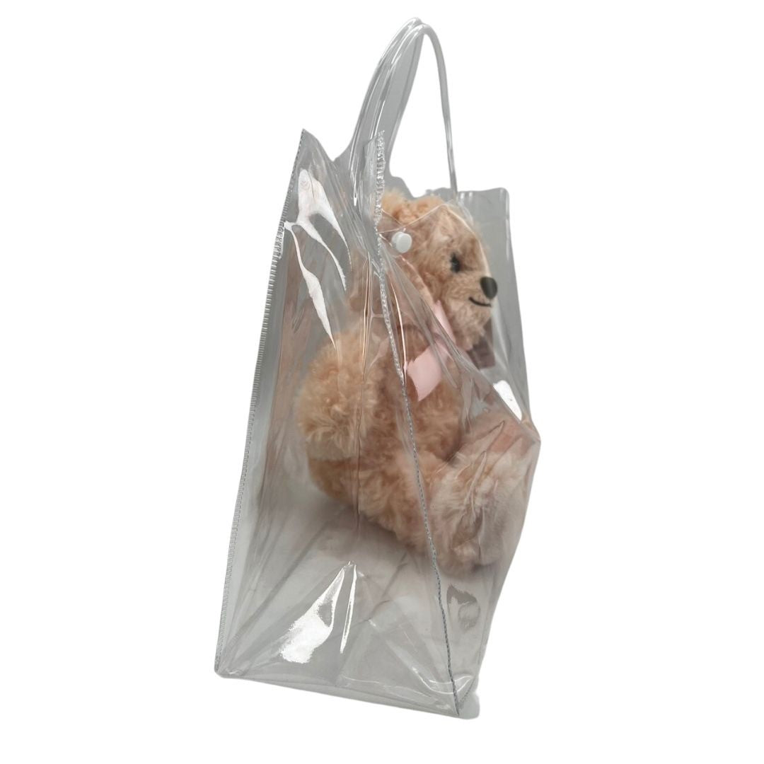 バッグ | 透明クリアトートバッグ 大きめ 防水・おしゃれ 男女兼用