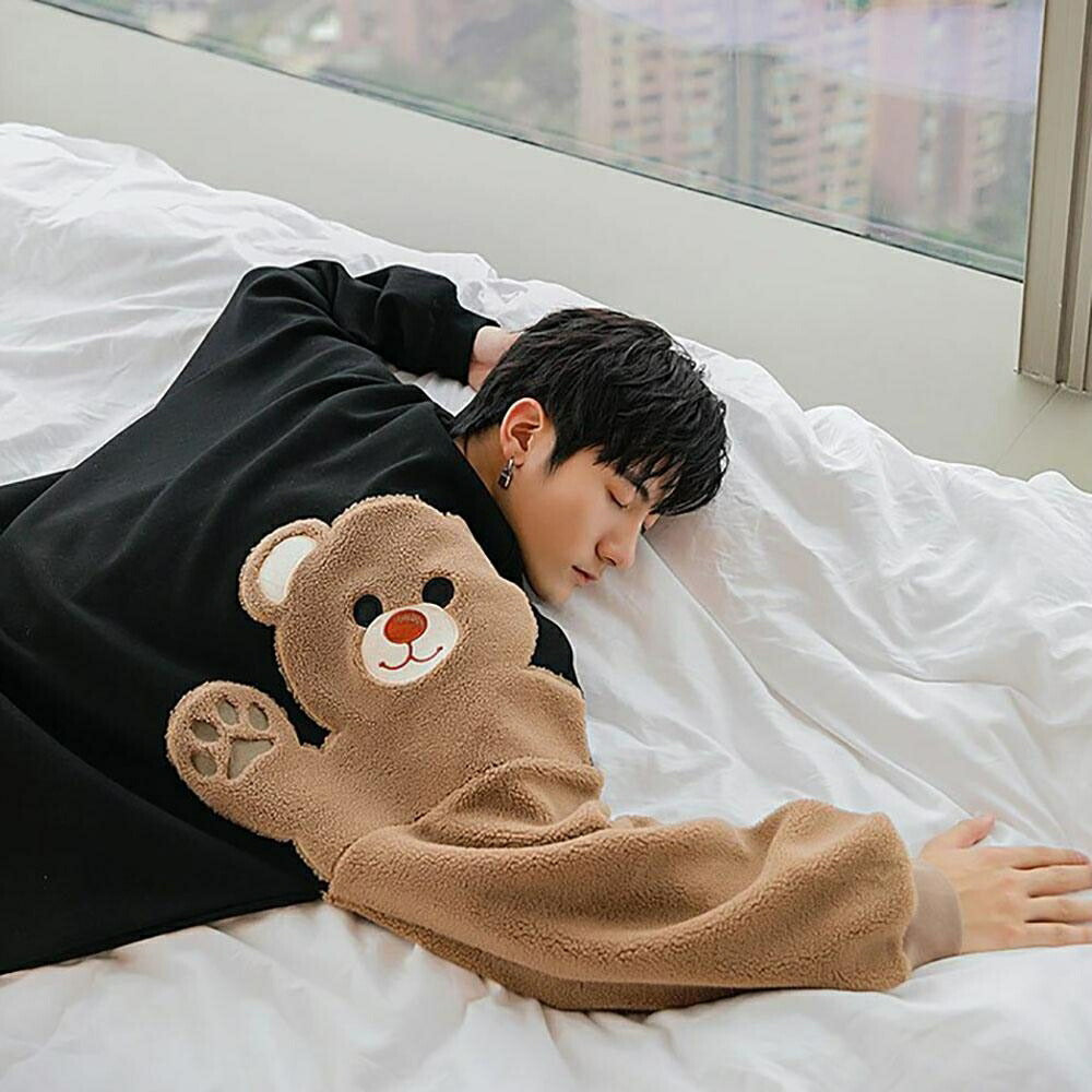 小物 その他 | ブラックテディベアトレーナー 秋冬韓国ファッション