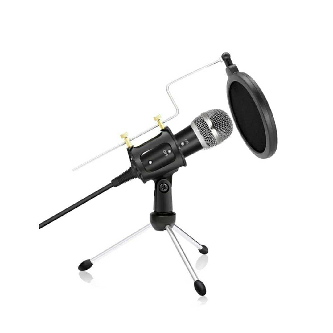 楽器 | コンデンサーマイクセット 三脚スタンド付き 高互換性 iPhone/Android対応