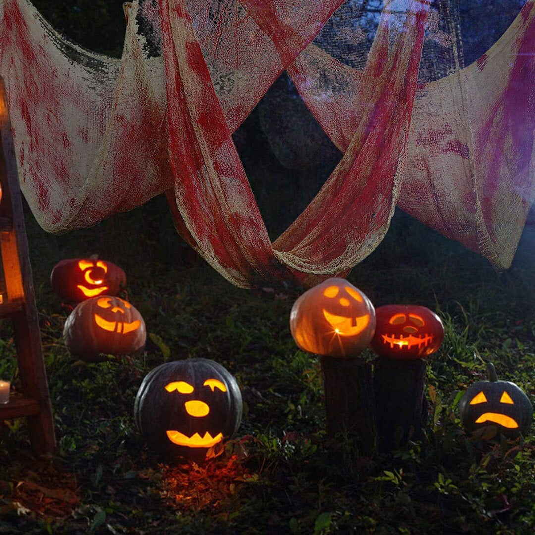 イベントグッズ | ハロウィン ホラー血まみれガーゼ装飾 70×190 DIYデコレーション