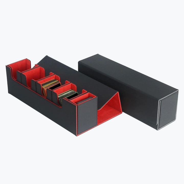 トレカケース | ポケモンカード用ラバーデッキケース：3軍収納＋サイド入れ、全2カラー