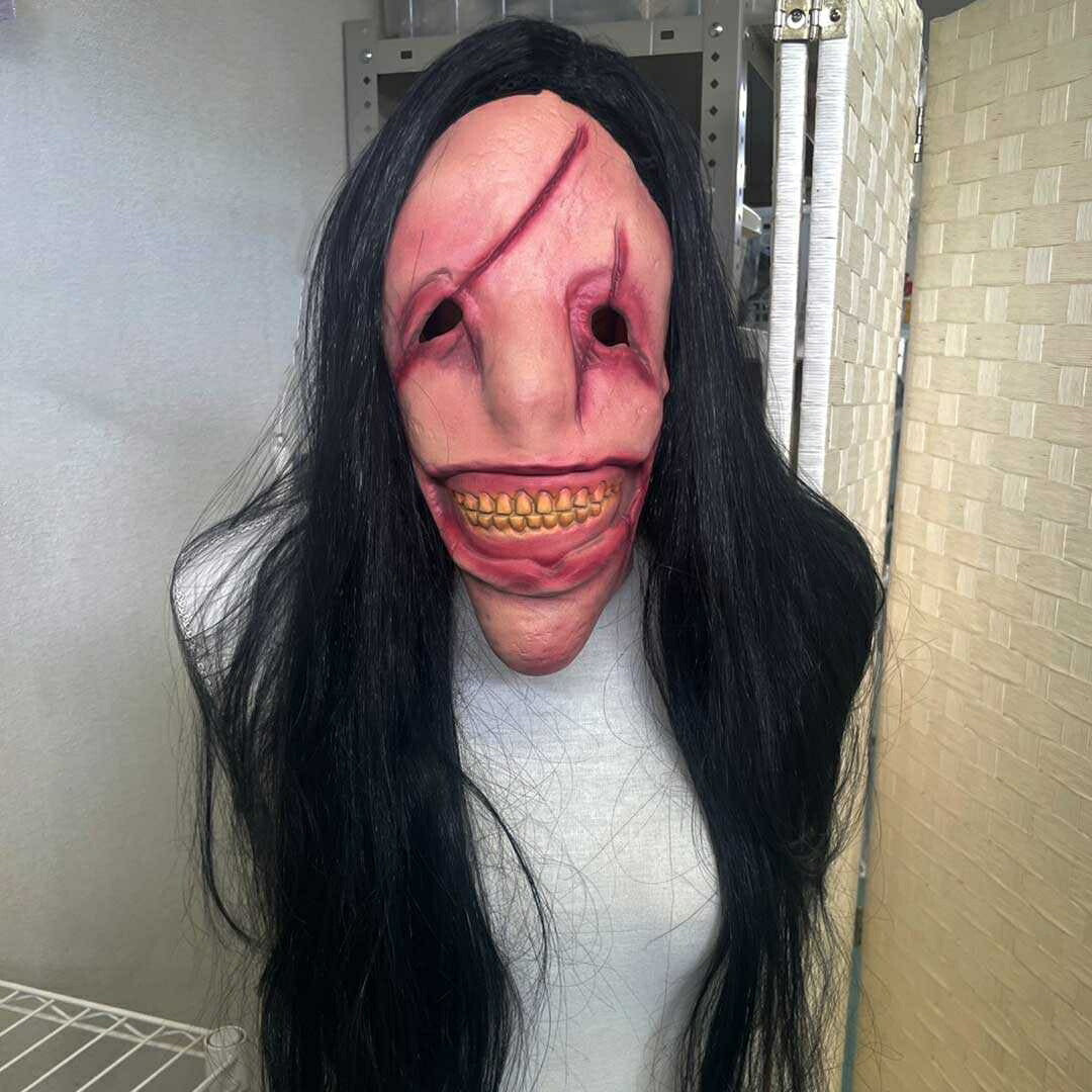 仮装 | ハロウィン ホラーマスク 口裂け女 コスプレ用