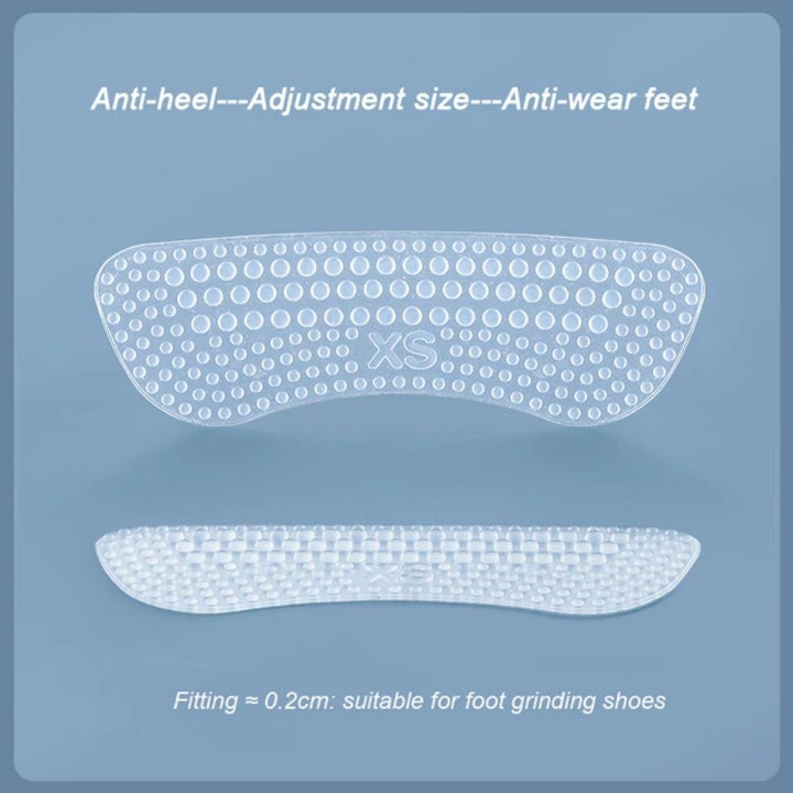 かかと 靴擦れ 防止 | かかとパッド シリコン クリアタイプ - 靴擦れ防止・サイズ調整用