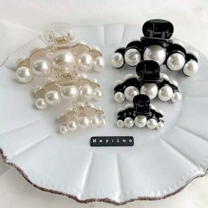 小物 その他 | シンプルパールバレッタ レディース用 大人カジュアル