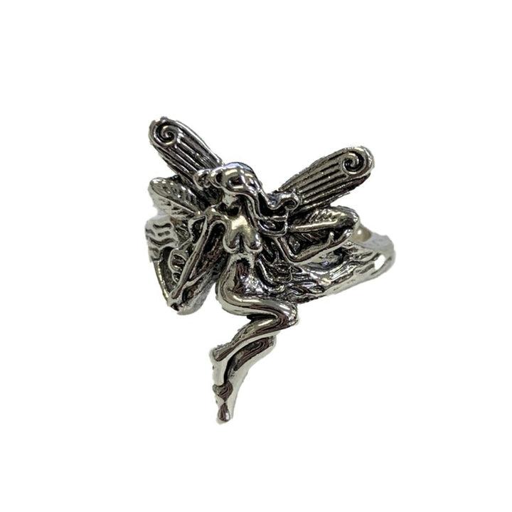 リング | ガーネットカラーの森の精霊リング シルバーアクセサリー 男女兼用