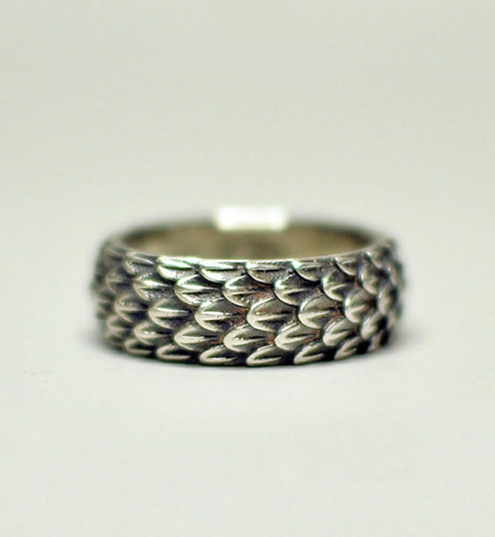 リング | ドラゴン鱗デザイン シルバーリング ユニセックス