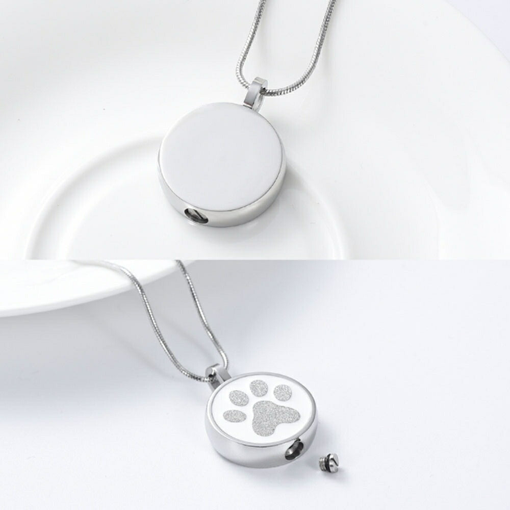 ネックレス | ペット遺骨カプセルネックレス - シルバー/ローズゴールド