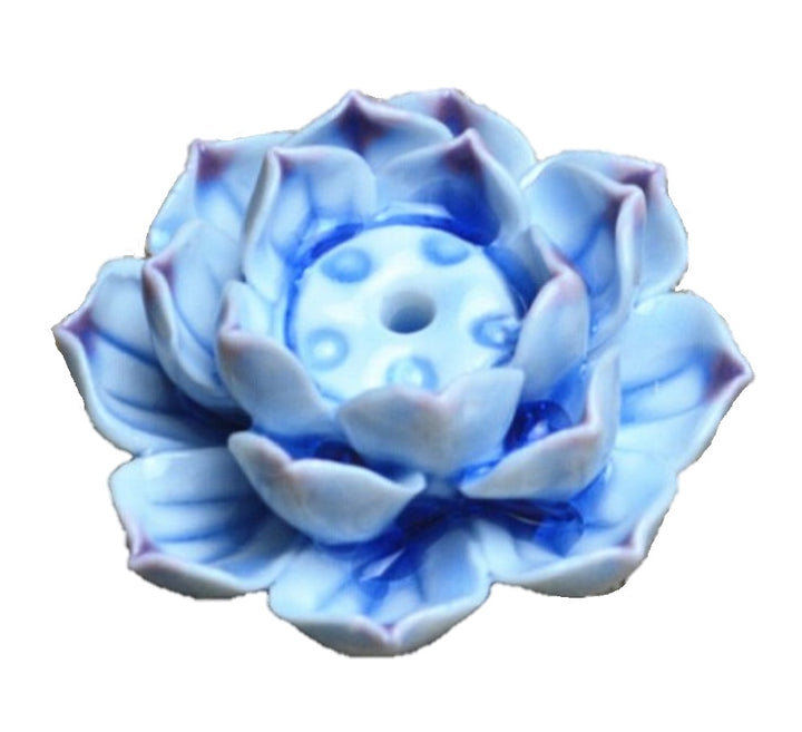 お香 | 蓮の花インセンスホルダーセット - アジアン雑貨
