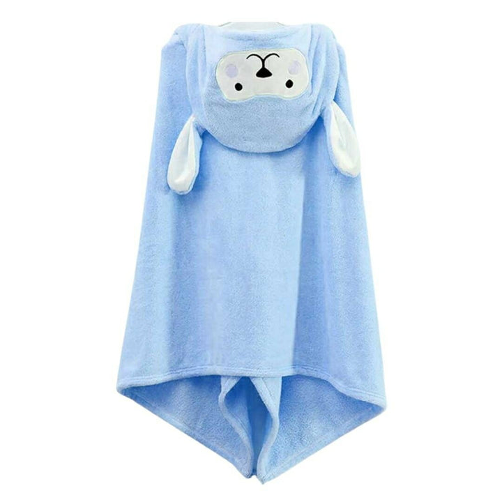 赤ちゃん用品 | 子供用フード付き羊柄バスタオル - 吸水マイクロファイバー、プール・海適用
