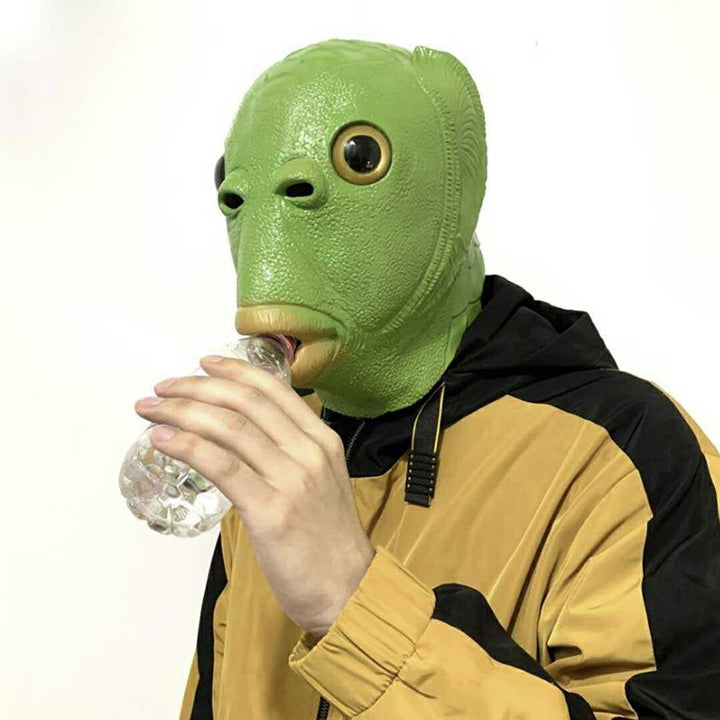 仮装 パーティーグッズ | 半魚人デザイン帽子 ハロウィン・コスプレ向け フリーサイズ