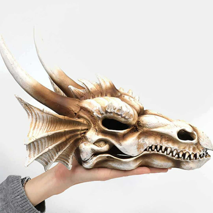 風水 インテリア | 風水龍頭蓋骨置物 - 開運金運向上