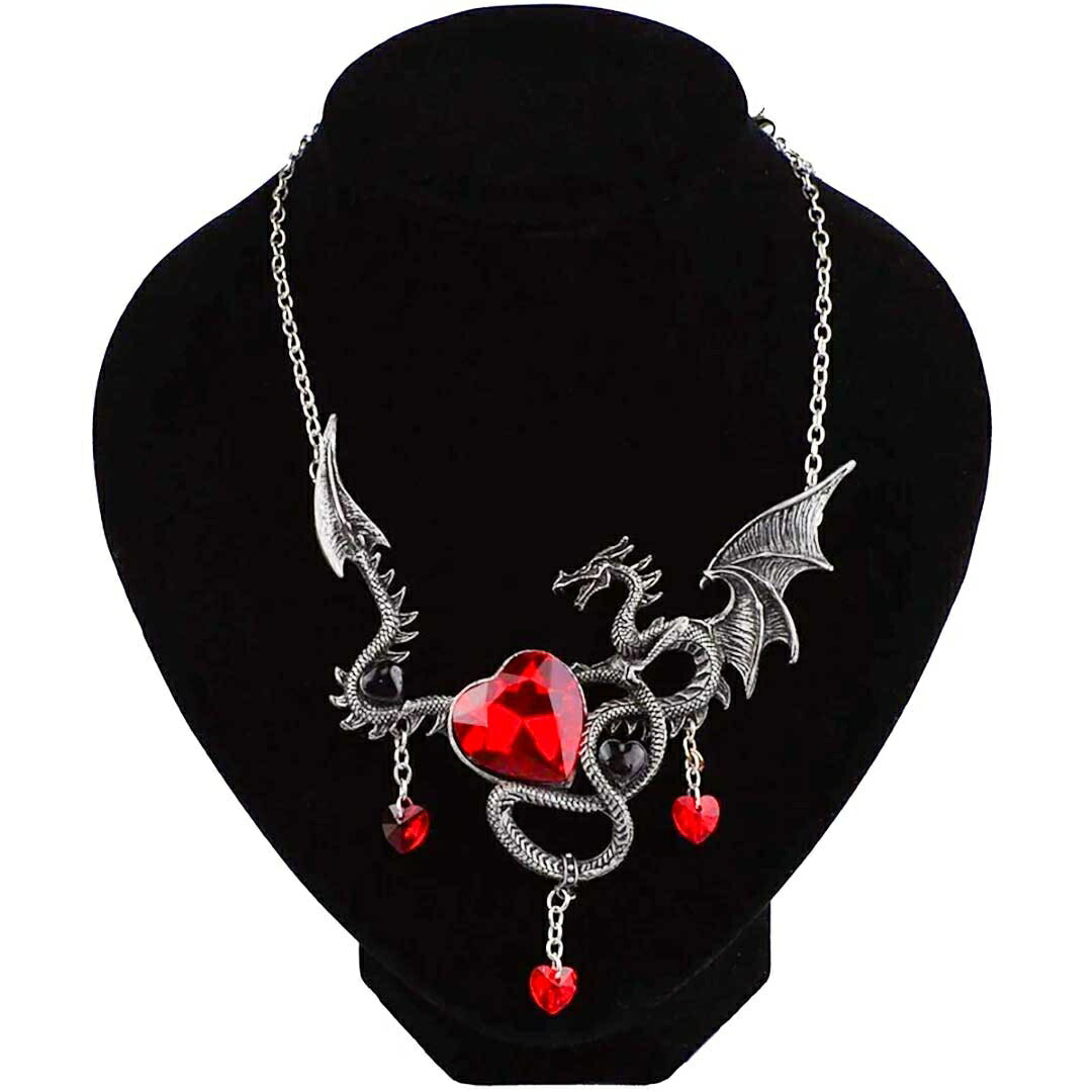 ネックレス | ドラゴンハート ネックレス 全2カラー - ユニセックス