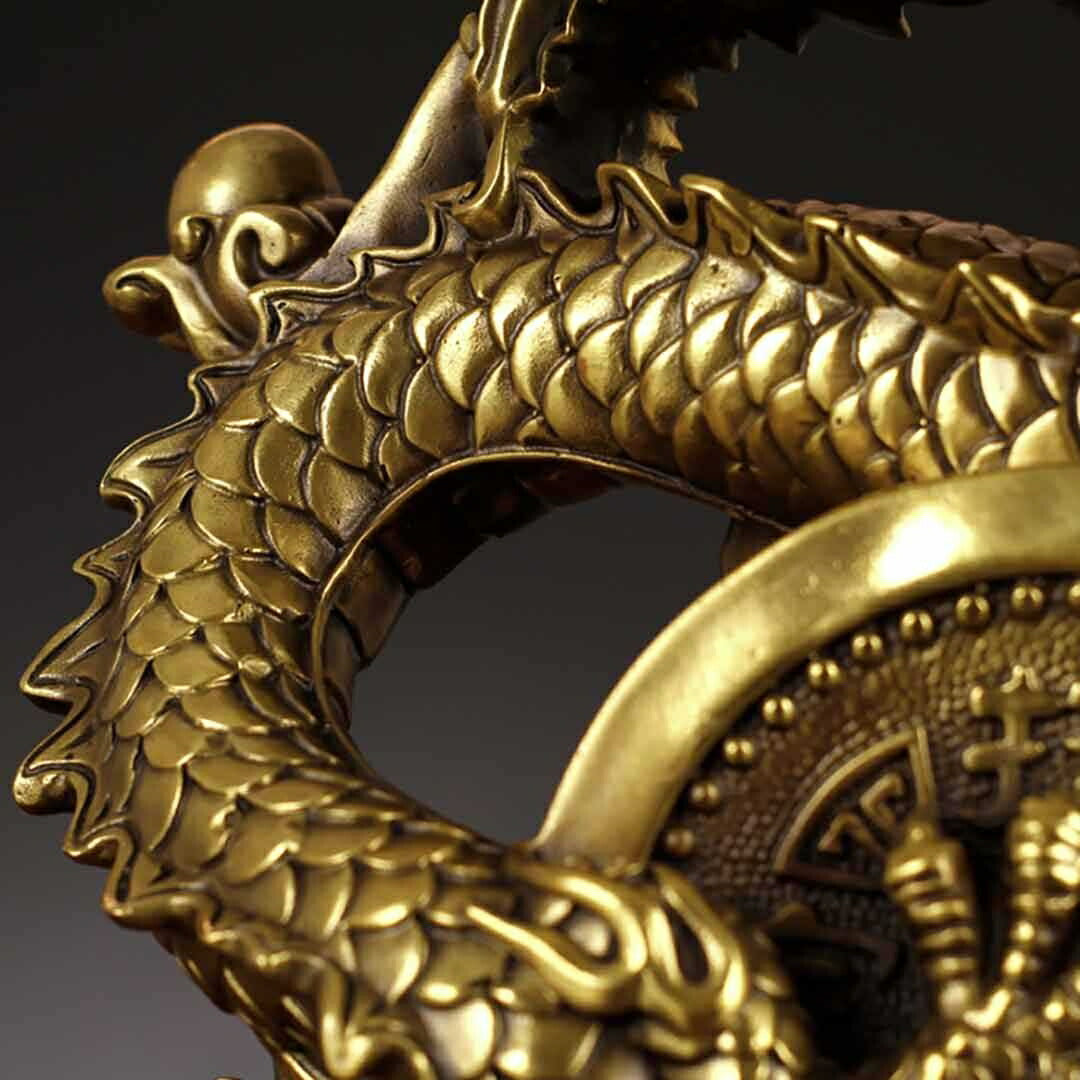 風水 インテリア | 開運金龍 特大風水置物 - 玄関用ドラゴンインテリア