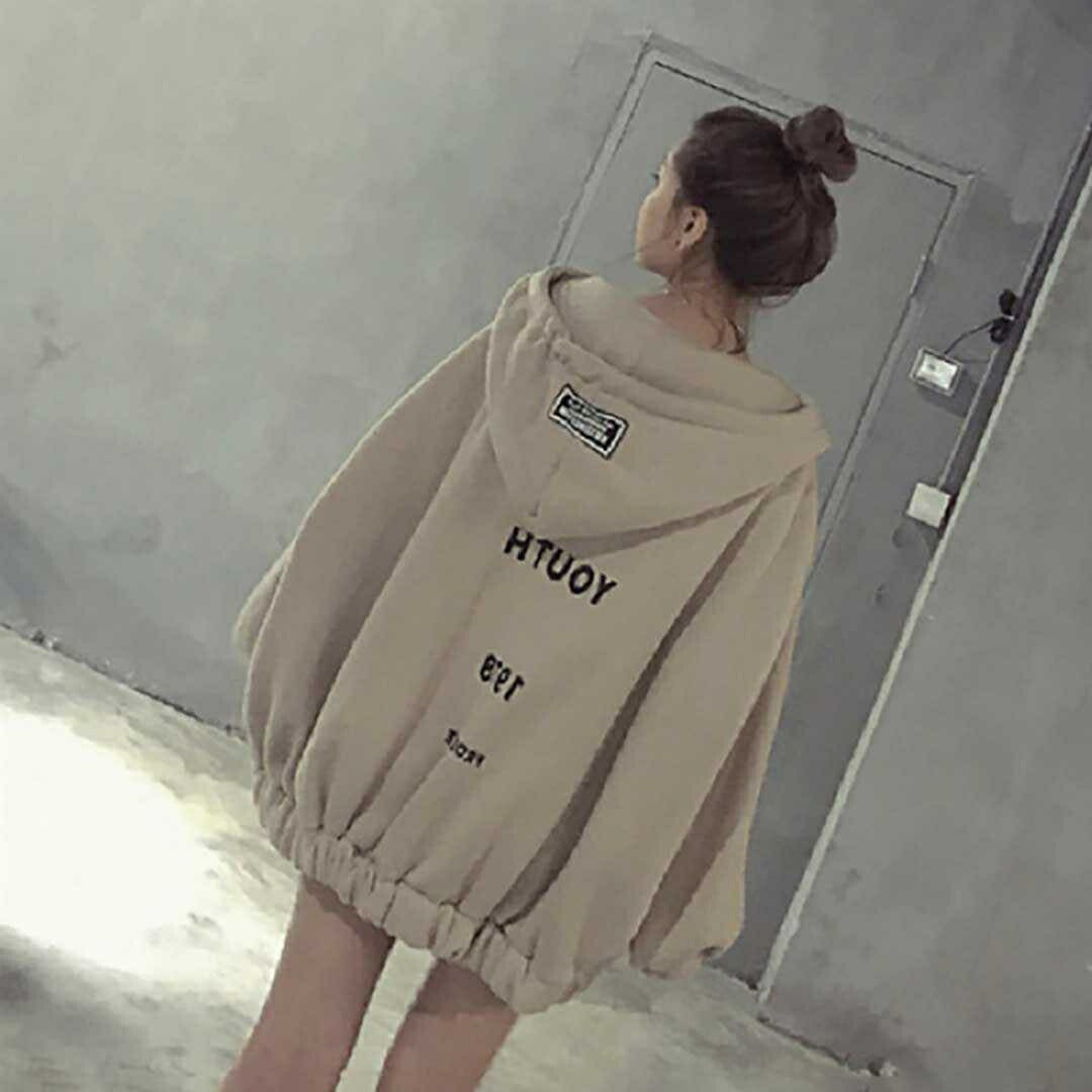 パーカー 女性 | ビッグシルエット ジップアップ パーカー ユニセックス