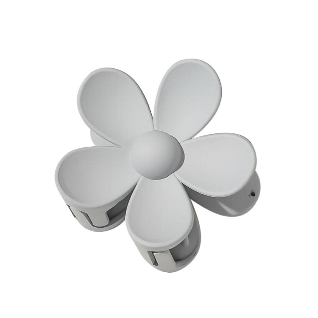 ヘアアクセサリー | ピンク/グレー/パープル 花柄ヘアクリップ 北欧ナチュラルデザイン