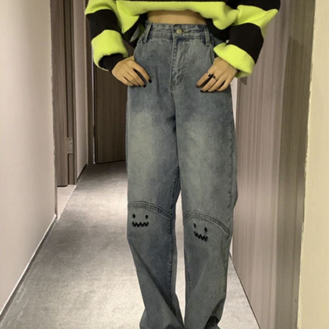 ボトムス 女性 | レディース ワイドタイプ ブーツカット ジーンズ