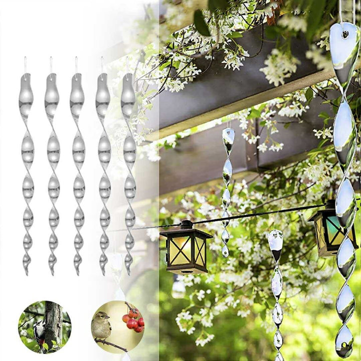 虫よけ 鳥よけ | シルバースパイラル鳥よけ反射板10個セット