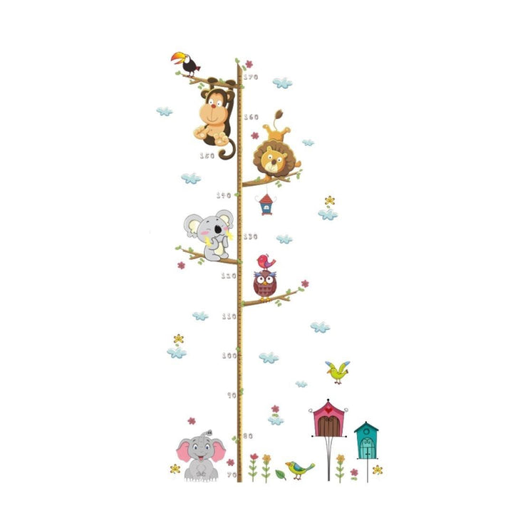 インテリアインテリア雑貨 その他 | キッズ成長記録用ウォールステッカー身長計（動物デザイン・剥がせるタイプ）