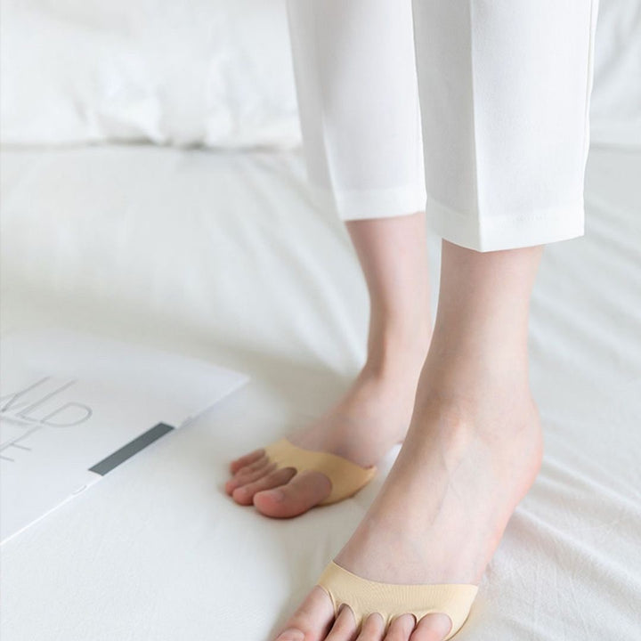 かかと 靴擦れ 防止 | 足裏保護パッド 5ペア ベージュ/ブラック - 靴擦れ・脱げ防止用