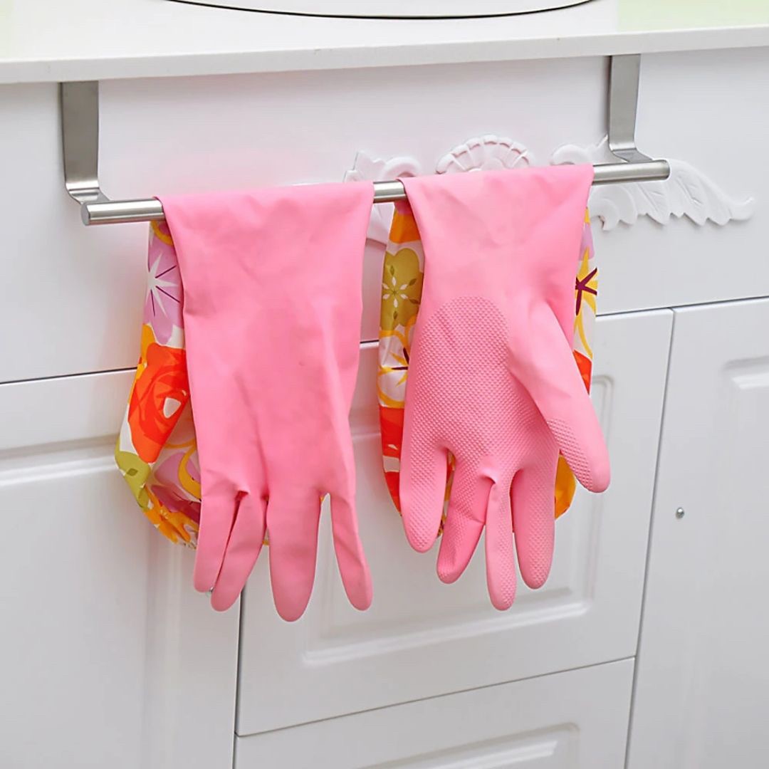 インテリア雑貨 その他 | ステンレス製タオルハンガー 23cm - キッチン・バスルーム用、穴開け不要