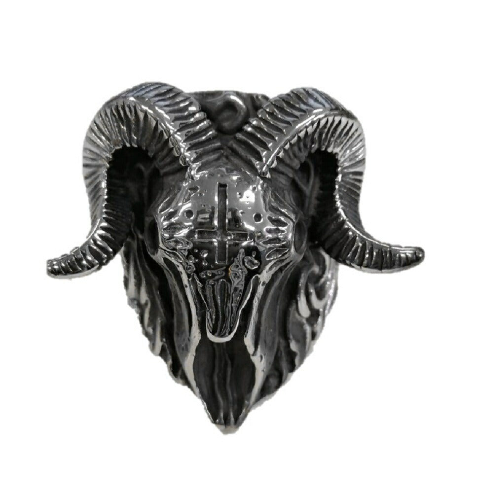 リング | デビルスカルリング シルバー メンズアクセサリー