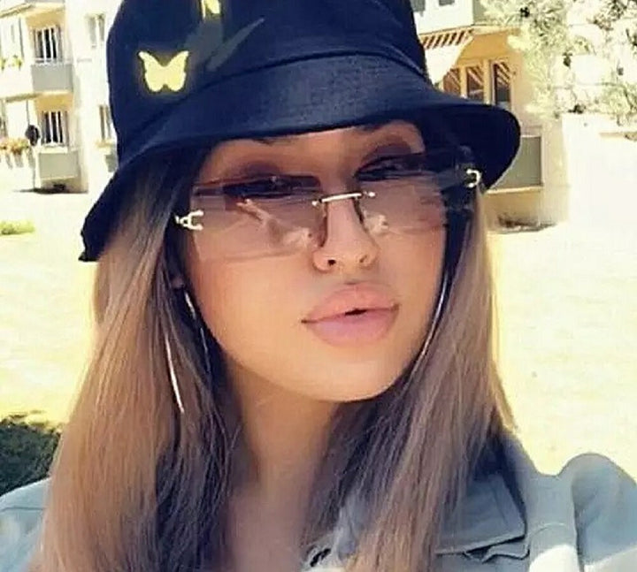 小物 その他 | スクエアUVカットサングラス ビッグフレーム おしゃれ