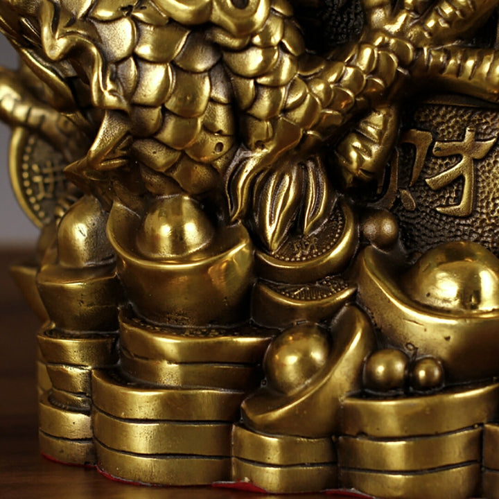 風水 インテリア | 開運金龍 特大風水置物 - 玄関用ドラゴンインテリア