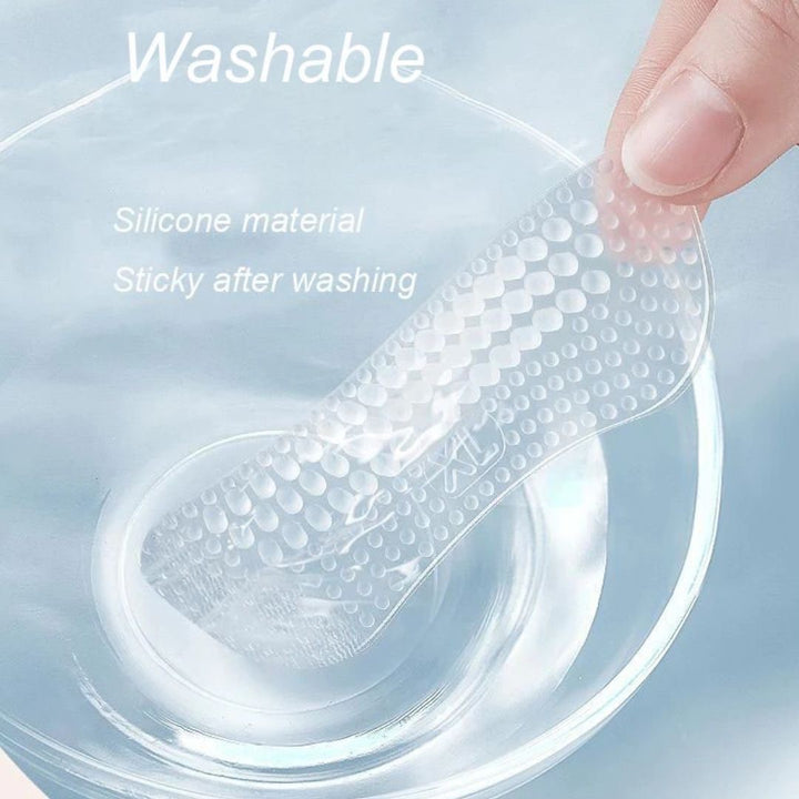 かかと 靴擦れ 防止 | かかとパッド シリコン クリアタイプ - 靴擦れ防止・サイズ調整用