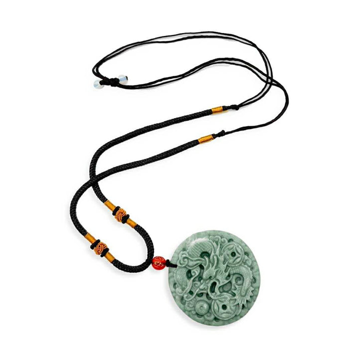 ネックレス | 翡翠ドラゴンネックレス ユニセックスジュエリー