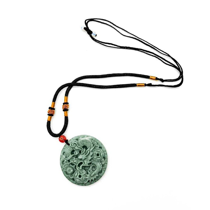 ネックレス | 翡翠ドラゴンネックレス ユニセックスジュエリー