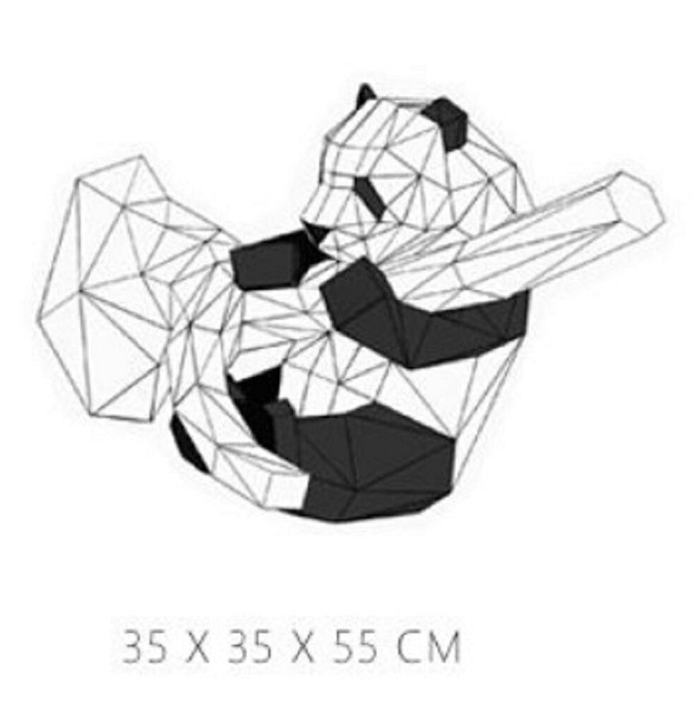 玩具 | パンダ 3D折り紙キット - 手作り壁飾り