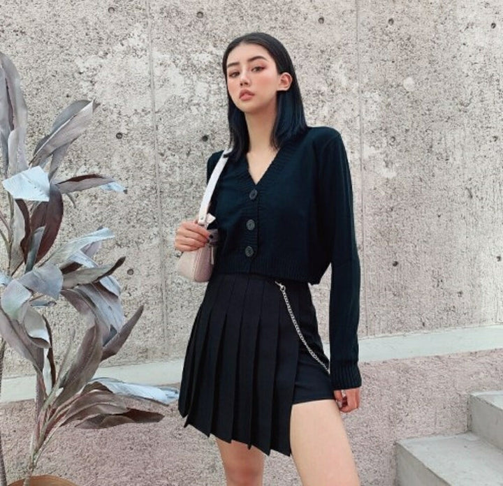 ボトムス 女性 | ゴスロリ風ミディアムキュロットスカート Mサイズ