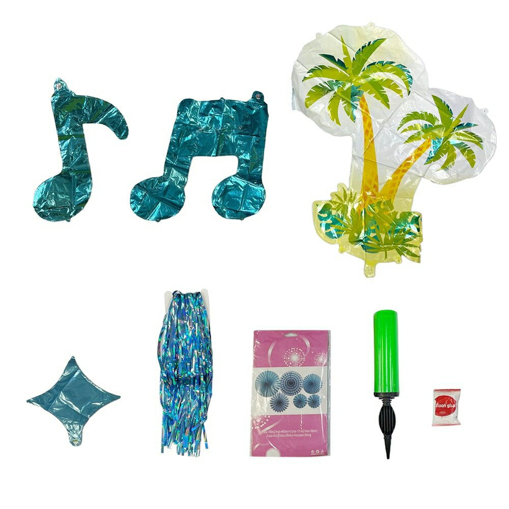 イベントグッズ | 誕生日用バルーンガーランドセット - 子供向けパーティー飾り