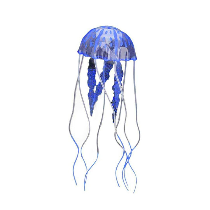 ペットグッズ | 光るシリコン製人工クラゲ インテリア水槽オブジェ