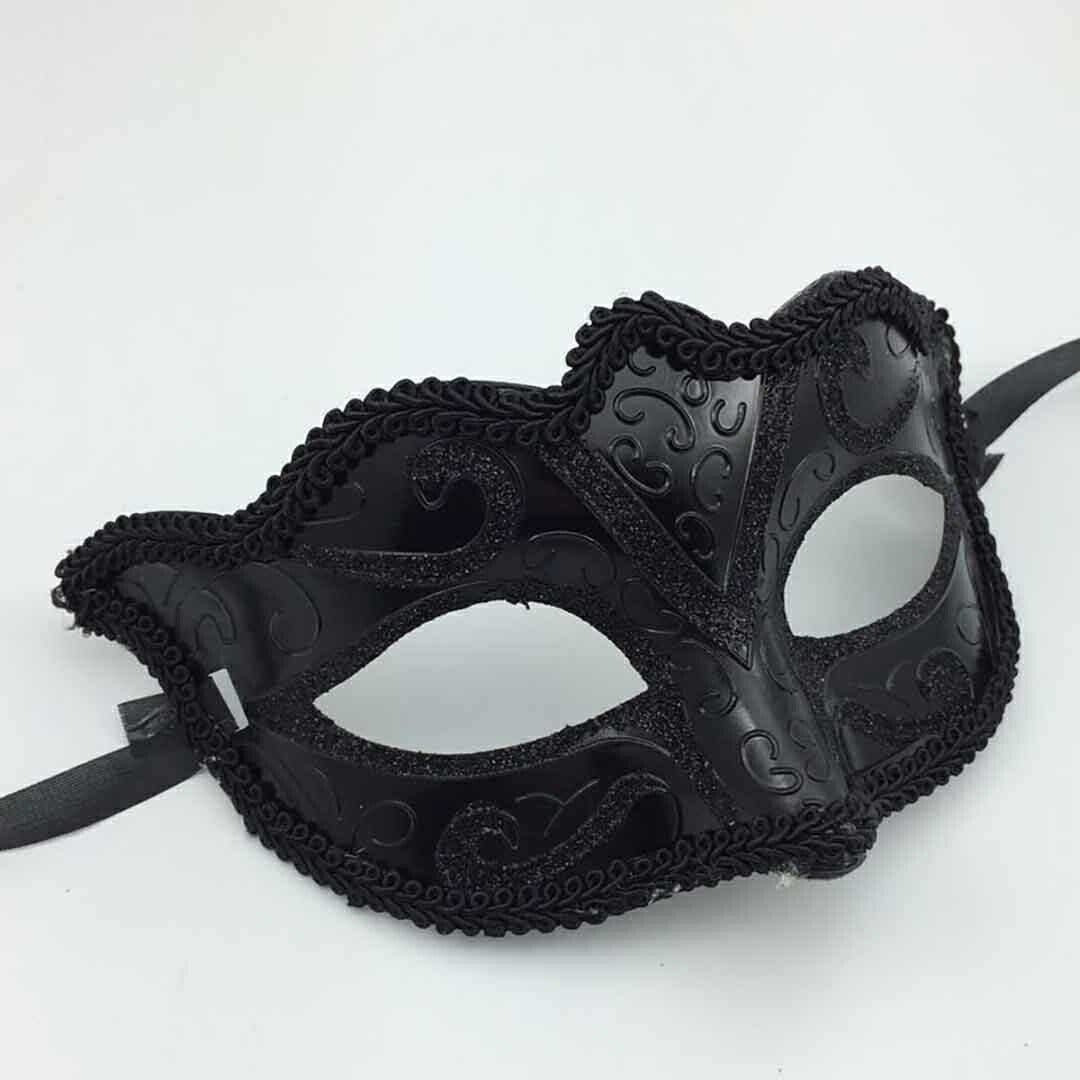 仮装 | ヴェネチアンマスク ブラック 仮装パーティ用