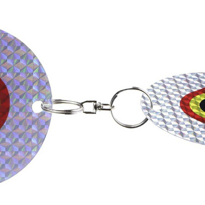 虫よけ 鳥よけ | 丸型反射板鳥よけベル2個セット - ベランダ・家庭菜園用