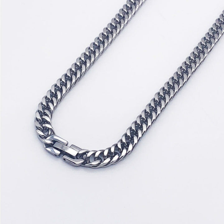 ネックレス | シルバーチェーンネックレス メンズ・レディース向け シンプル韓国ファッション