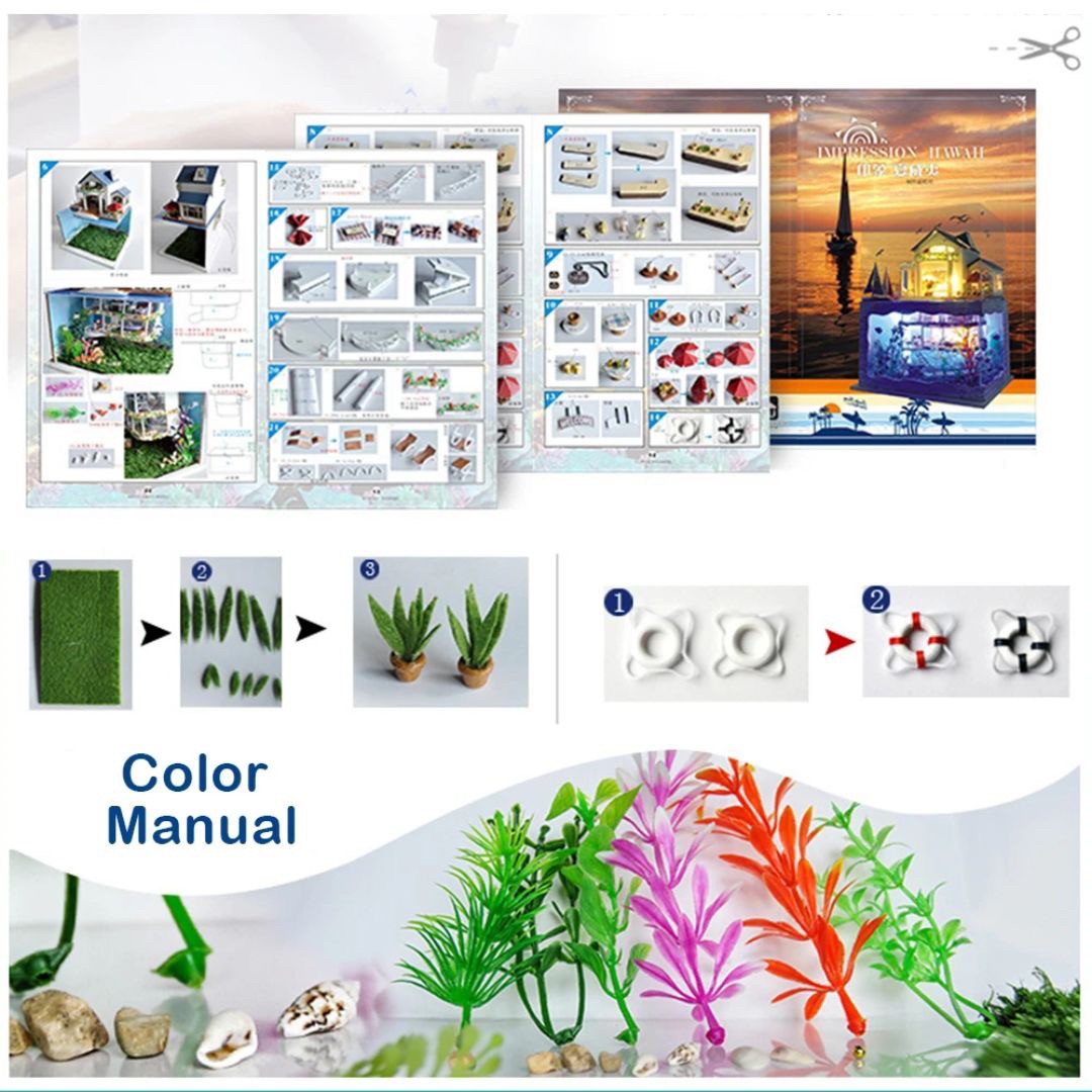 玩具 | 海の家ミニチュアドールハウスキット - おしゃれなインテリア贈り物