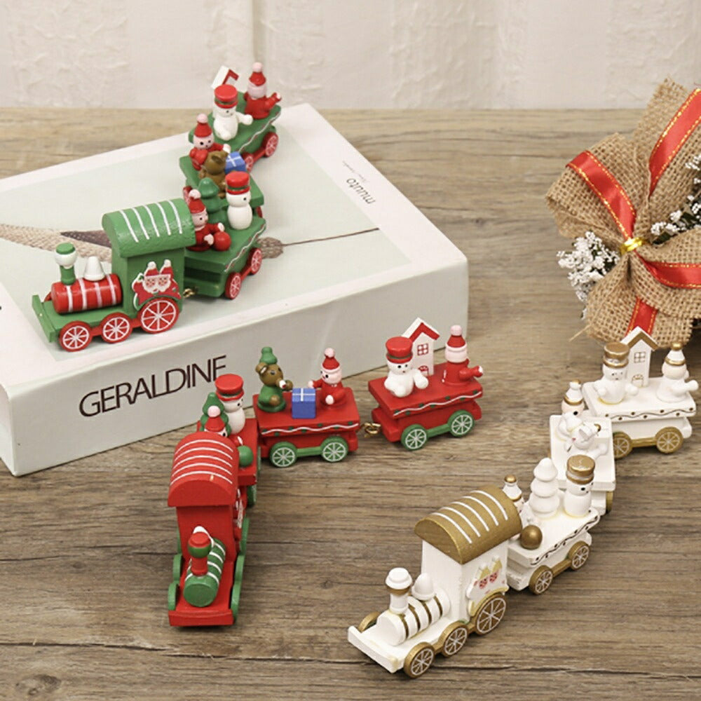 イベントグッズ | クリスマス トレイン オーナメント - サンタ＆雪だるま デザイン