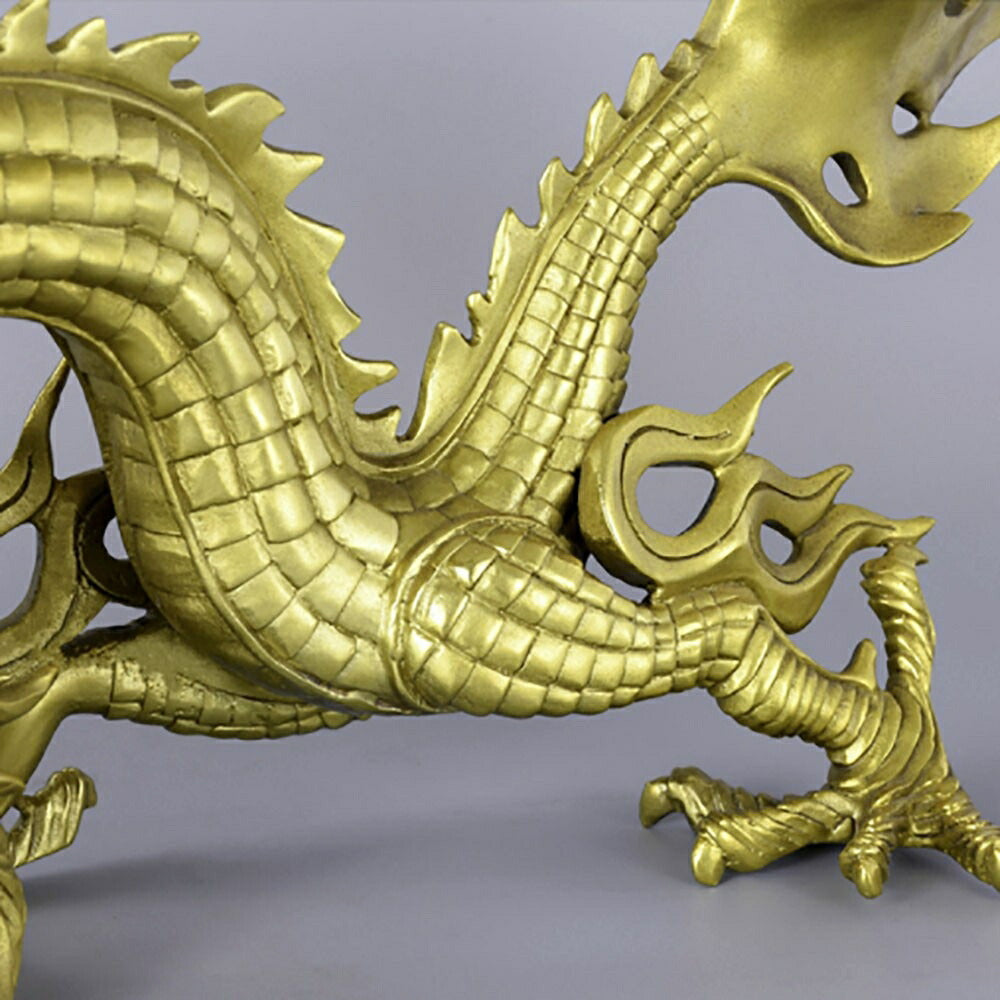 風水 インテリア | 風水 皇帝龍 真鍮製開運置物