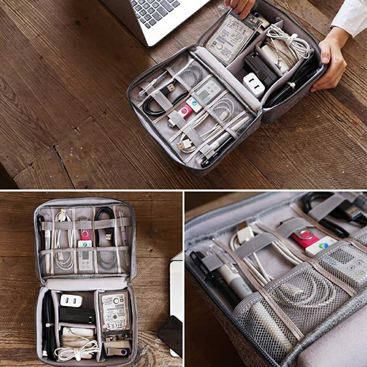 アウトドア用品 その他 | グレー旅行用ポーチ：衣類＆ランドリー収納メッシュバージョン