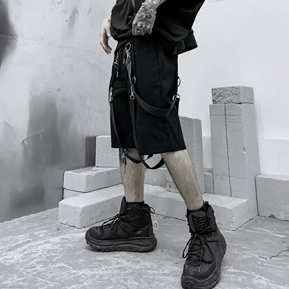 ボトムス 男性 | ユニセックス ゆったりカジュアル ハーフパンツ