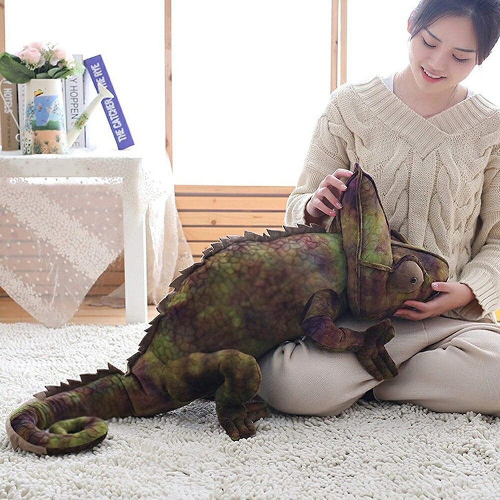 玩具 | カメレオンぬいぐるみクッション70cm 抱き枕・ギフト向け
