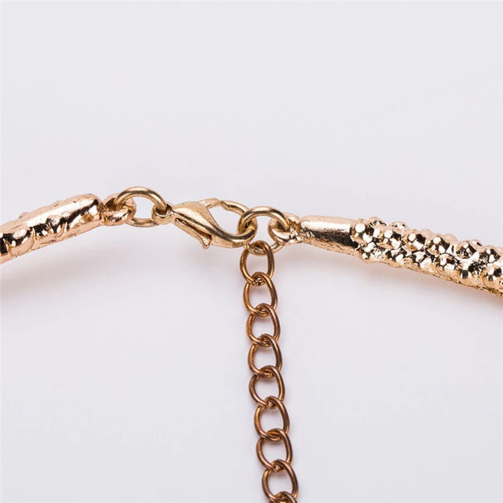 ネックレス | ワニの首噛みジルコニアネックレス - ゴールドorシルバー