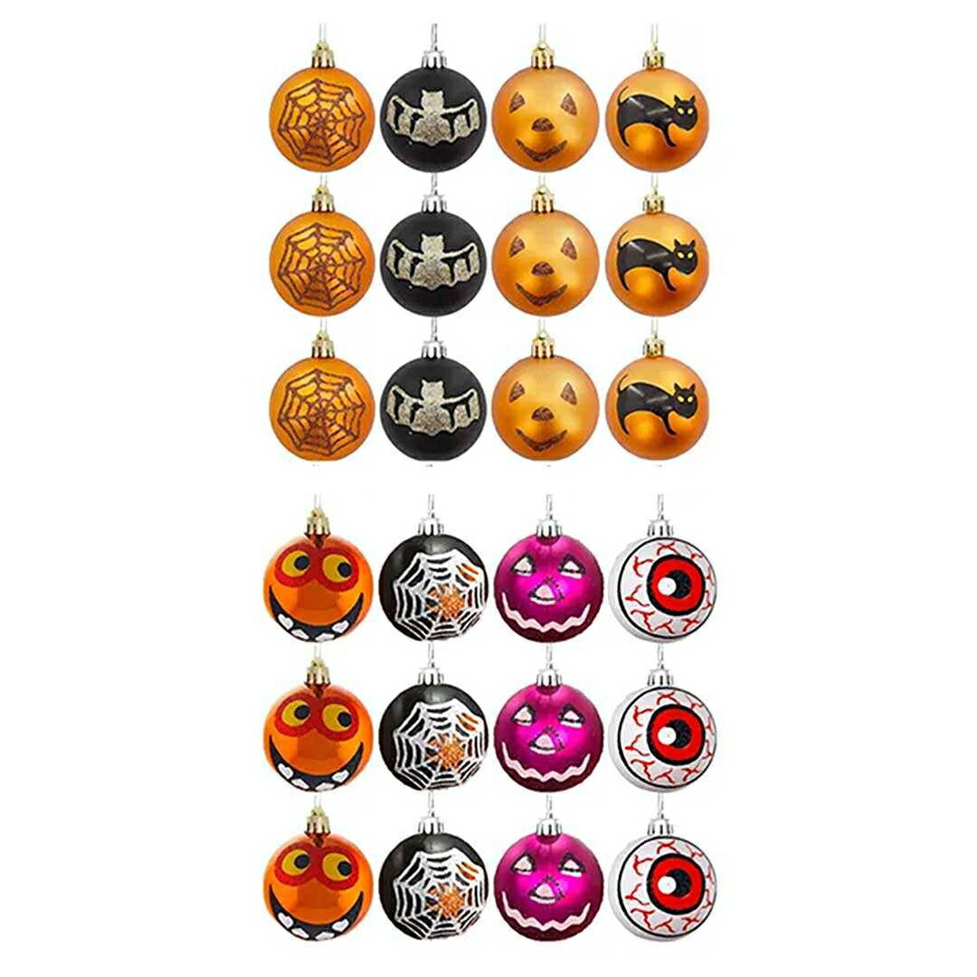 イベントグッズ | ハロウィン用黒猫オーナメント付きブラッククリスマスツリー