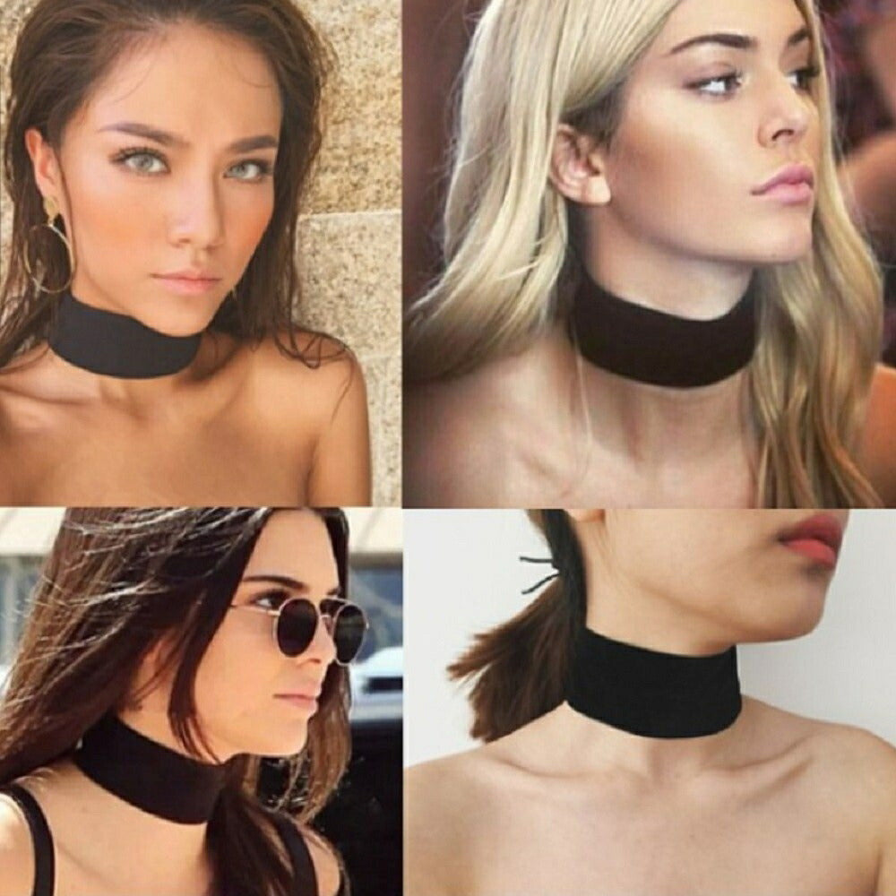 ネックレス | ブラックベルベットリボンチョーカー ユニセックスフリーサイズ