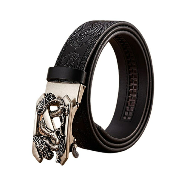 ベルト | ドラゴンデザイン スライド式合金ベルト メンズ